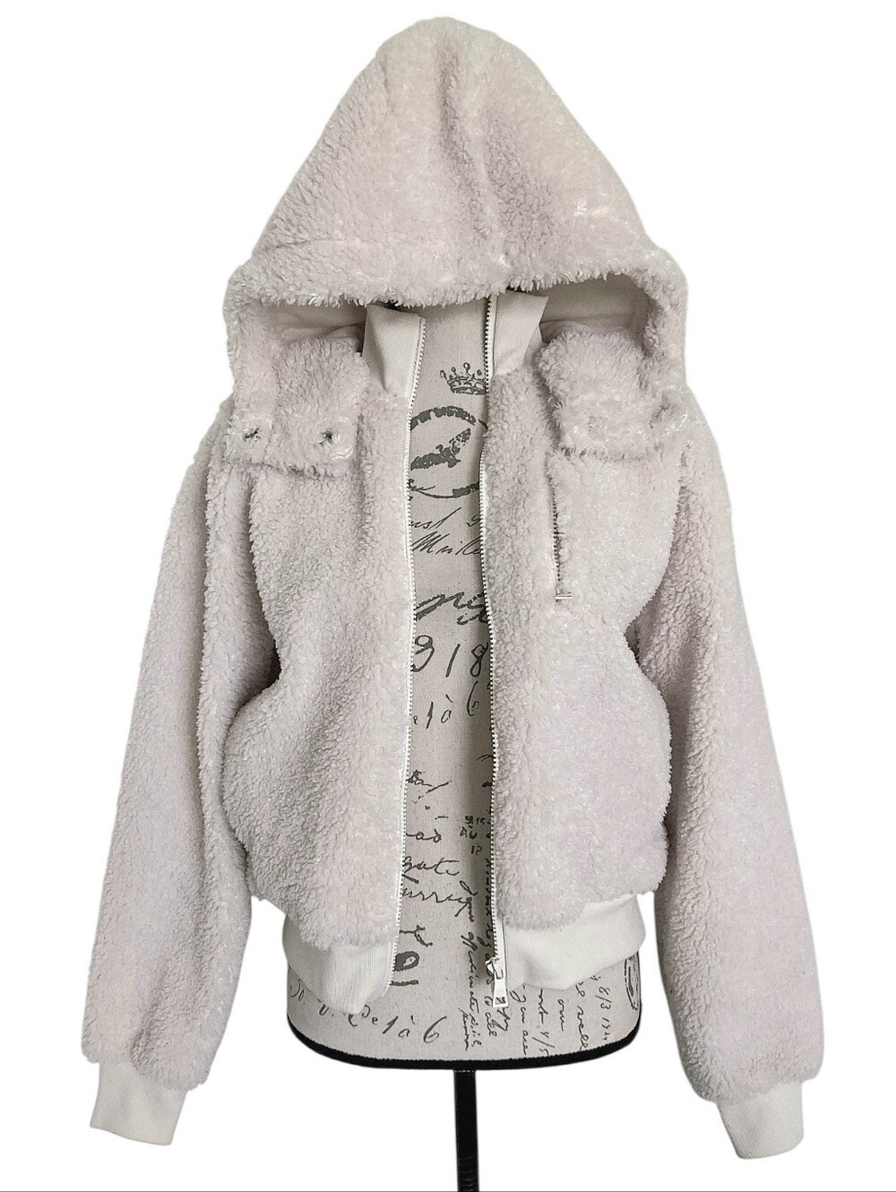 Beyond Yoga Adventure Faux Shearling Hoodie Sherpa Jacket XS Casual Athleisure